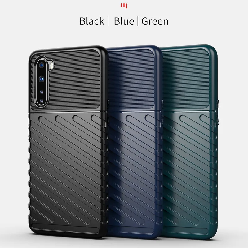 Чехол из прочного силикона для OnePlus Nord с защитой от ударов и полным покрытием тела Ultra Thick Full body Protective Cover One Plus AC2001 on.