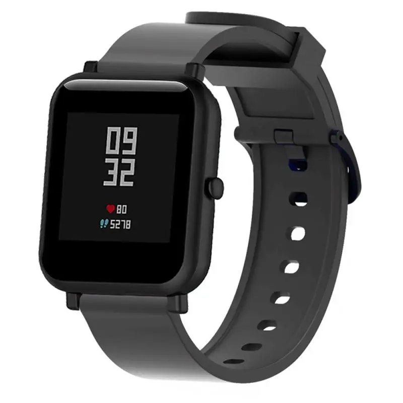 Силиконовый смарт-браслет для часов Xiaomi Huami Amazfit BIP BIT RITMO Lite Youth спортивный браслет