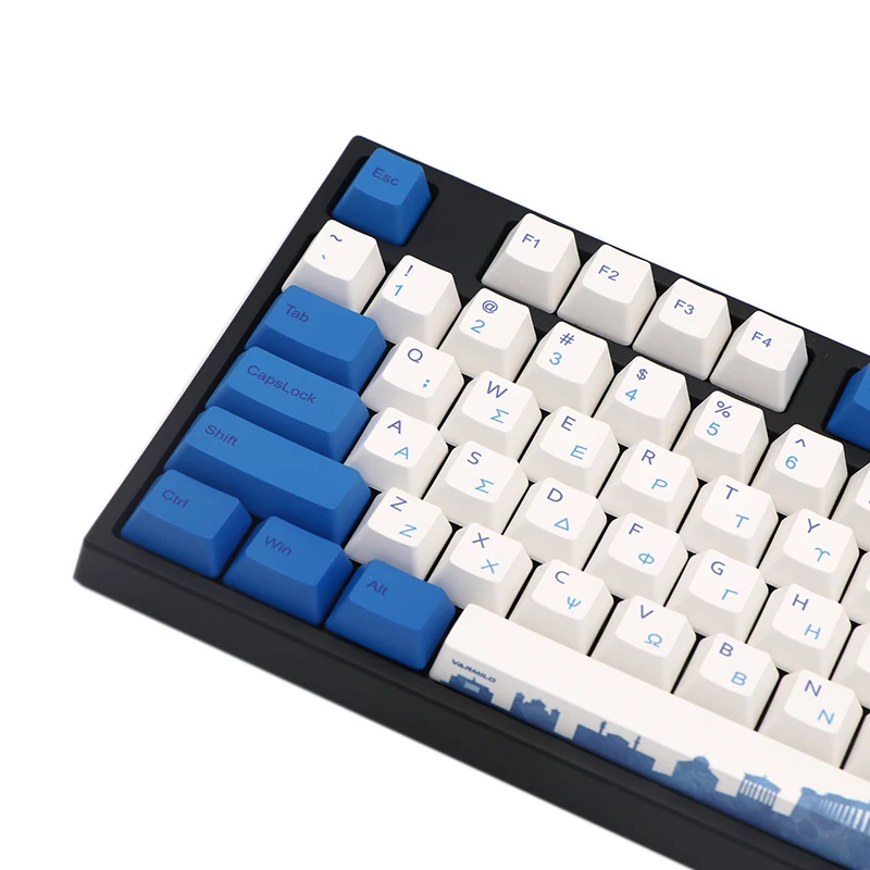 Keypro Aegean sea/Dawn/Pixel time/Night/Rune 108 Keycap Dye sublimated Font For Wired USB Mechanical Keyboard MX switch keycap | Компьютеры
