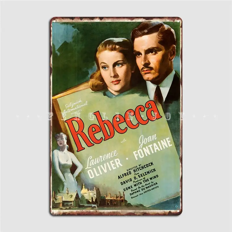 

Rebecca Poster Metal Plaque Club Painting Décor Kitchen Personalized Tin Sign Posters