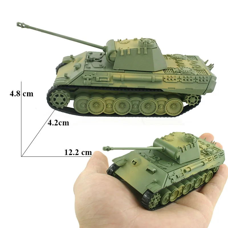 1: 72 4D Танк модель строительных комплектов Военная Сборка игрушки украшения высокой плотности материал пантера Тигр турмтигр штурмовые танки