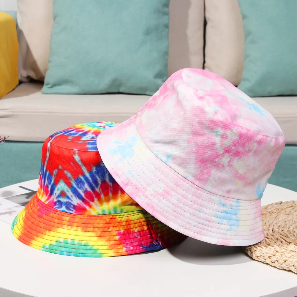 2021 Двусторонняя одежда шляпа вареный печатная Панама по Шапки Реверсивный