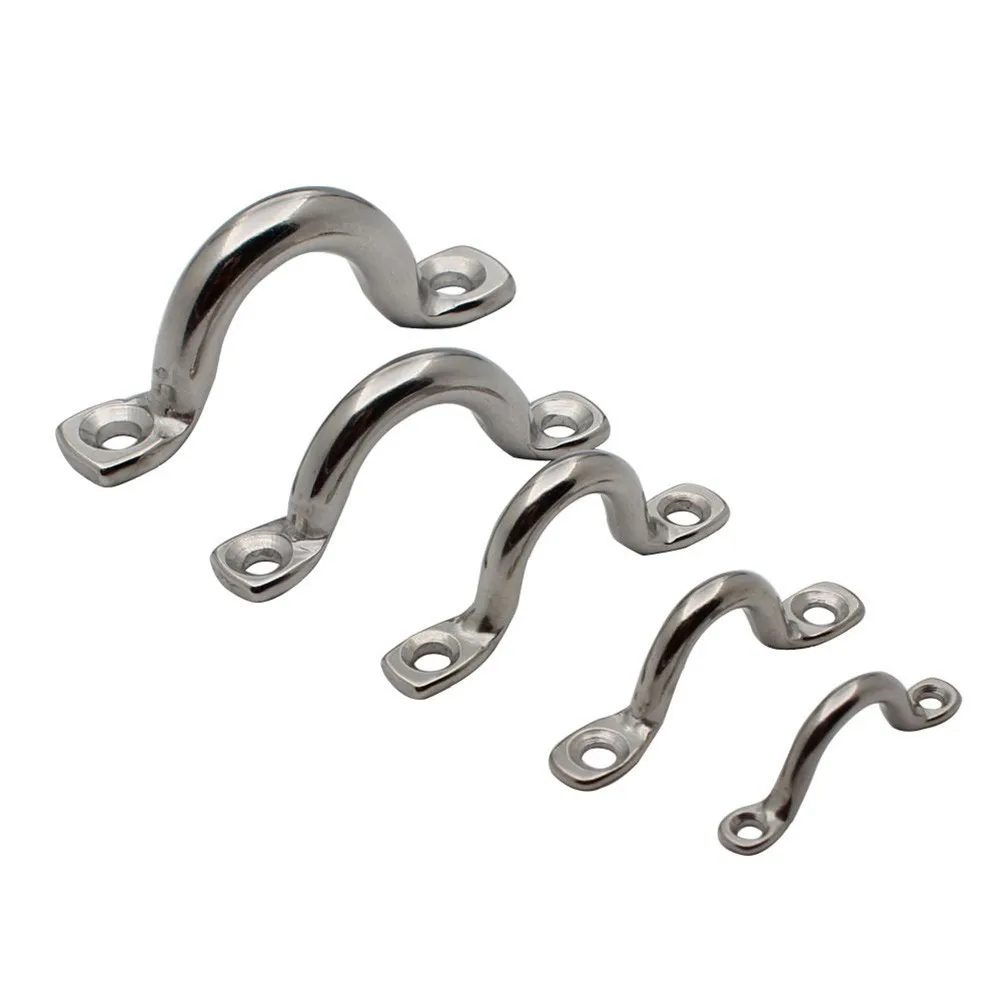 

(316) Saddle Clip A4 Canopy Eye Fender Hoods Hook Marine-Grade Stainless