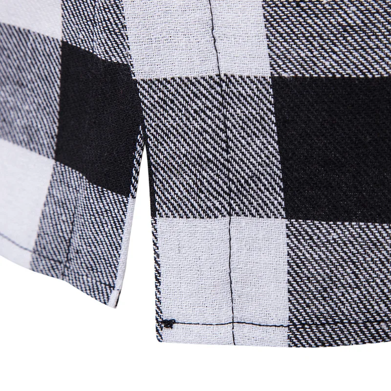 Мужская джинсовая рубашка с капюшоном синяя приталенная Классическая мужские