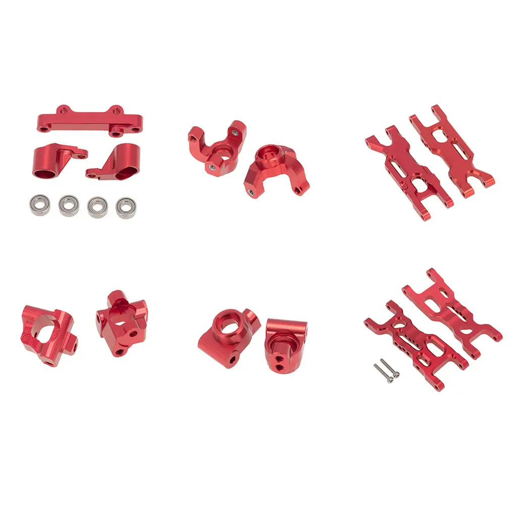 

6 шт., запасной металлический комплект для Losi 1/18 Mini-T 2,0 2WD Truck Red Look