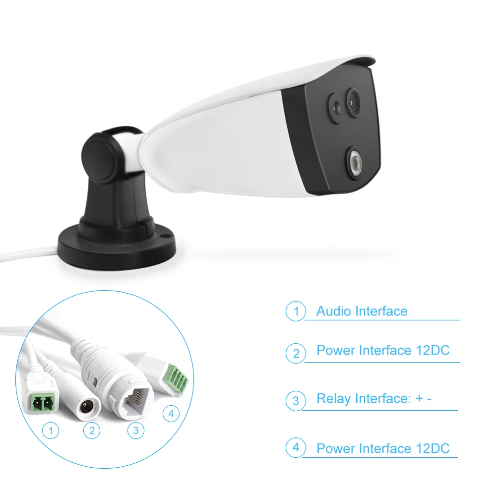 Thermal Camera 1080P IP Camera Imager termal kamera indicator Thermal Imaging Binocular Camera for Fever Detection Alarm Cameras