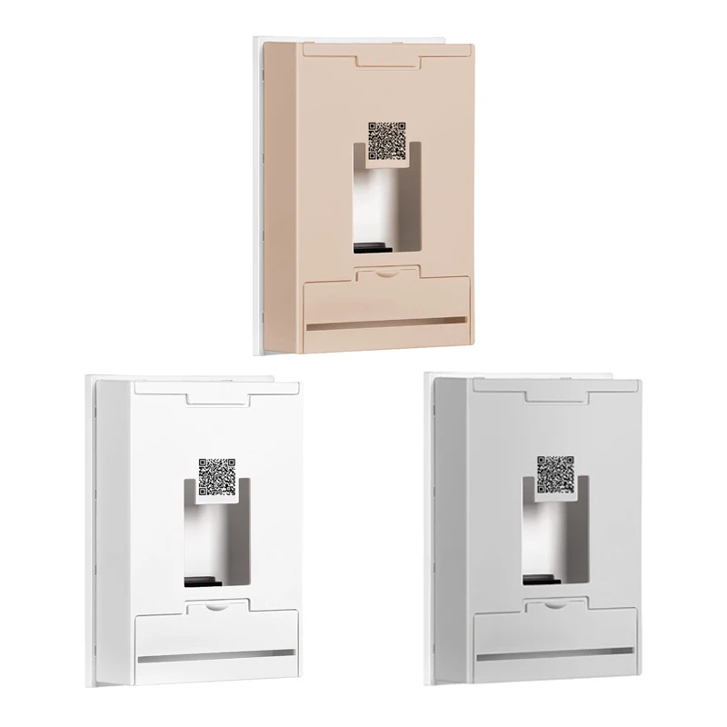 

Modern Home Paste Wall-Mounted Garbage Bag Storage Box No Punch Installation Nordic Style Kitchen Bathroom Rubbish Storage