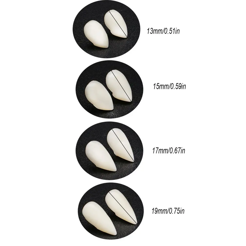 

2pcs Cosplay Halloween Dentures Zombie Vampire Teeth Ghost Devil Fangs Werewolf Teeth Box Packed Gift Prop Costume Party Kid Toy