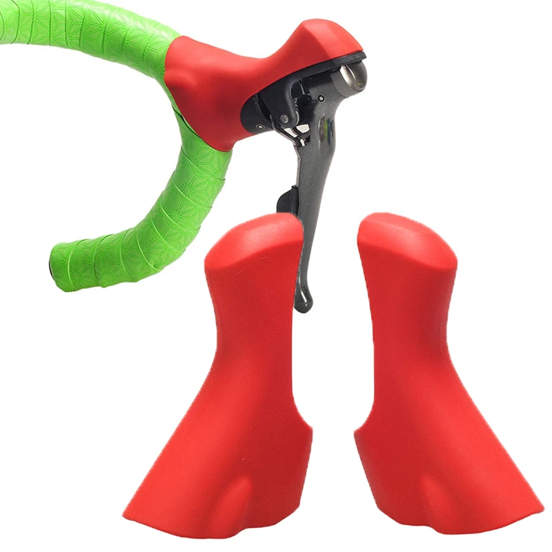 

1 Pair Bicycle Shift Brake Lever Cover Silicone MTB Road Bike Mechanical Hood Cover For 4700+5800+6800 Cycling Bike Accessories