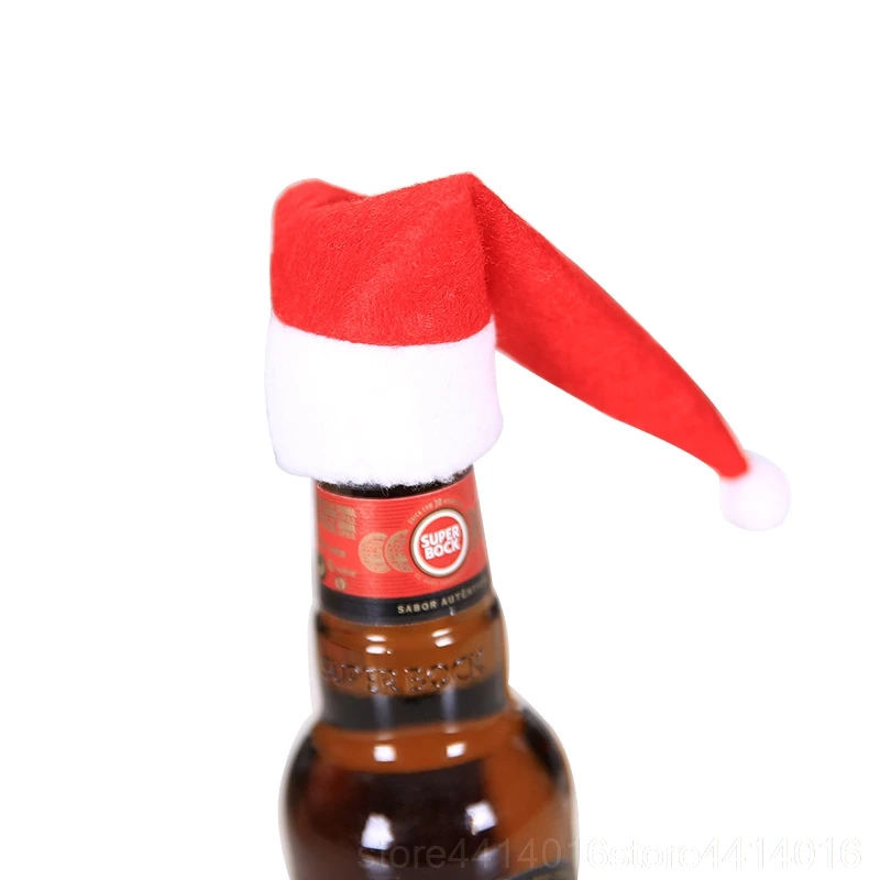 Нетканый детский набор сумка для вина в виде Санты лося снеговика украшение