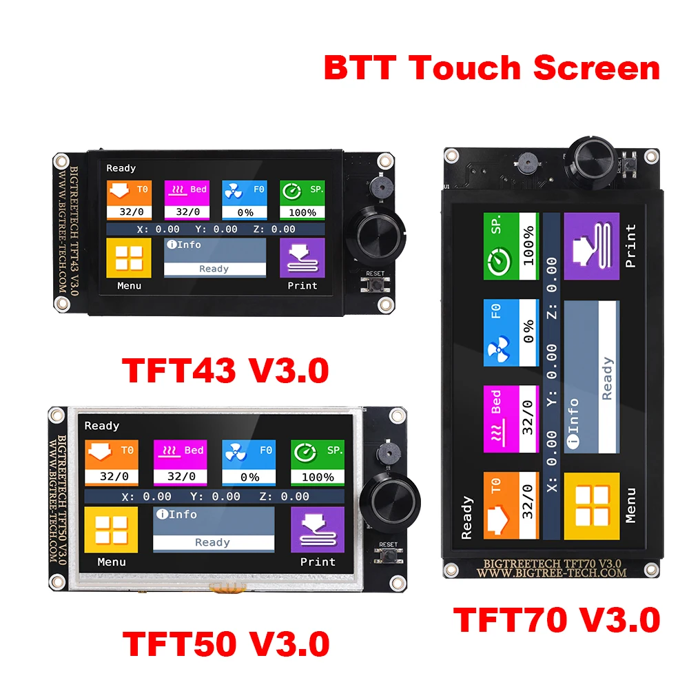 Сенсорный экран BIGTREETECH TFT28 TFT43 TFT50 TFT70 V3.0 12864 дюйма ЖК дисплей для SKR V1.4 Turbo Mini E3