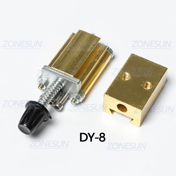 ZONESUN держатель формы ленточный принтер DY8 HP241 устройство кодирования тепловая головка штамповки принтер Термоблок принтер письмо высечки - Цвет: DY-8 holder
