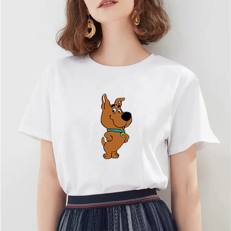 White Зимние женские толстовки с капюшоном Kawaii Толстовка с принтом милой собаки толстовки с капюшоном на завязках Женская Толстовка sudaderas mujer - Цвет: White