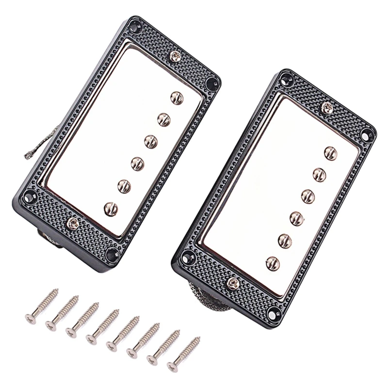 

Guitar Humbucker Pickup Set Metal Neck&Bridge Pickups Stringed Instruments for LP Electric Guitar