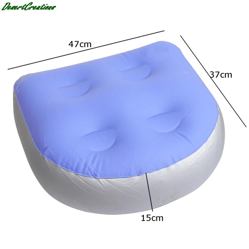 

PVC Inflatable Spa Cushion, Inflatable Cup, Bathtub Suction Seat Non-slip Cushion for Leisure and Entertainment