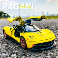 132 pagani huayra dinastia alloy racing car model diecasts metal toy sports car model high simulation sound light kids toy gift