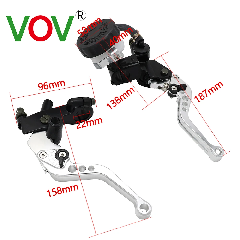 Гидравлический тормоз рычаг тормоза мотоцикла рычаги главного цилиндра