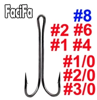 20 pcs long shank double hook fishing hooks fly tying duple hook for jig bass fish hook fishing tackle for soft lure