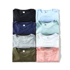 Женская хлопковая летняя простая повседневная футболка с круглым вырезом и коротким рукавом, модная однотонная уличная одежда, свободные хлопковые футболки, футболка