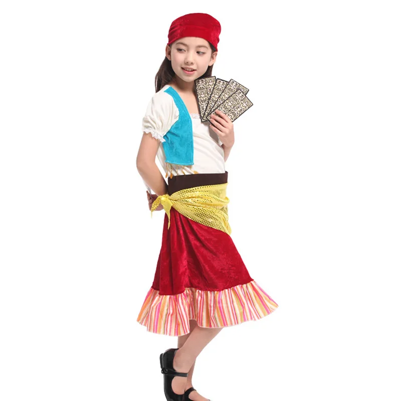 Детское праздвечерние платье Nifty Gypsy для девочек карнавальный маскарадный костюм