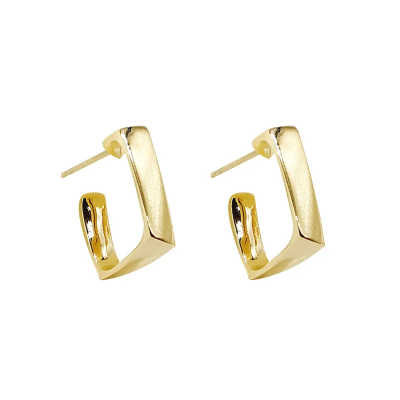 

Gold Geometric Earings Fashion Jewelry 2020 New Square Ear Rings for Women Gifts European Korean Trendy Simple Design Minimalism