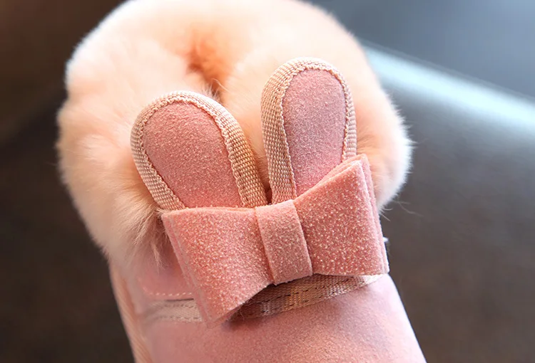 2019 зимние ботинки для маленьких девочек уличные теплые плюшевые малышей