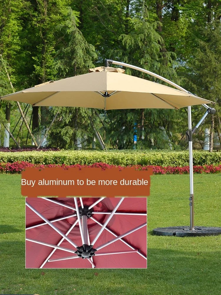 Billig 300 Cm Sonnenschirm Terrasse Sonnenschirm Regenschirm Abdeckung Hof Schwimmen Pool Strand Pergola Wasserdichte Outdoor Garten Baldachin Sun Shelter