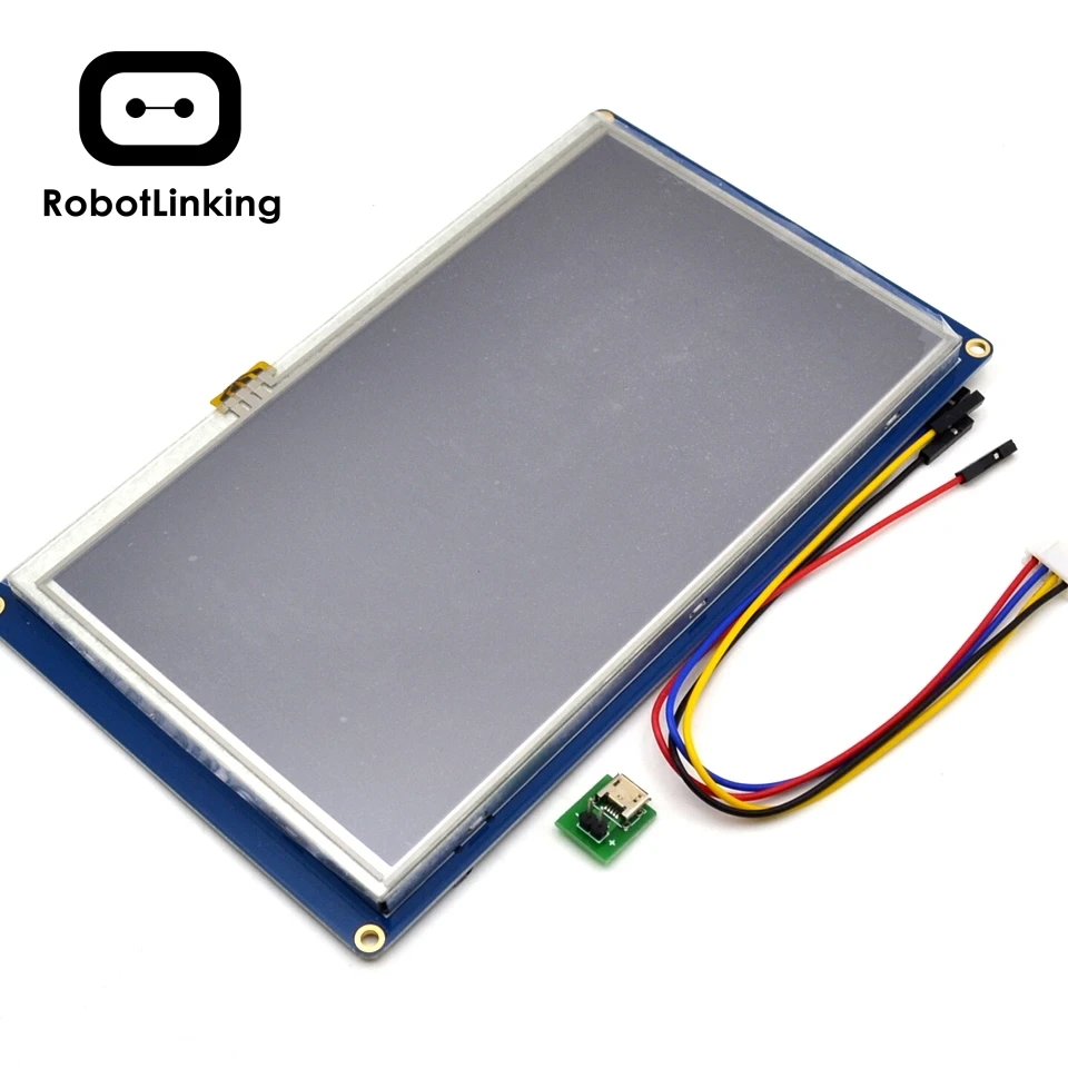Сенсорная ЖК панель для Raspberry Pi 7 0 дюйма TFT 800x480 UART HMI|Интегральные схемы| |