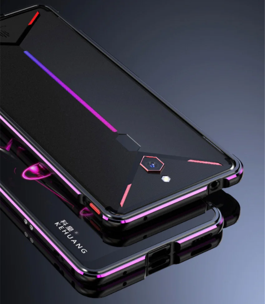 Nubia Red Magic 3 чехол металлический каркас двойной цвет Алюминиевый Бампер Защитный чехол для Красный волшебный 3 Чехол