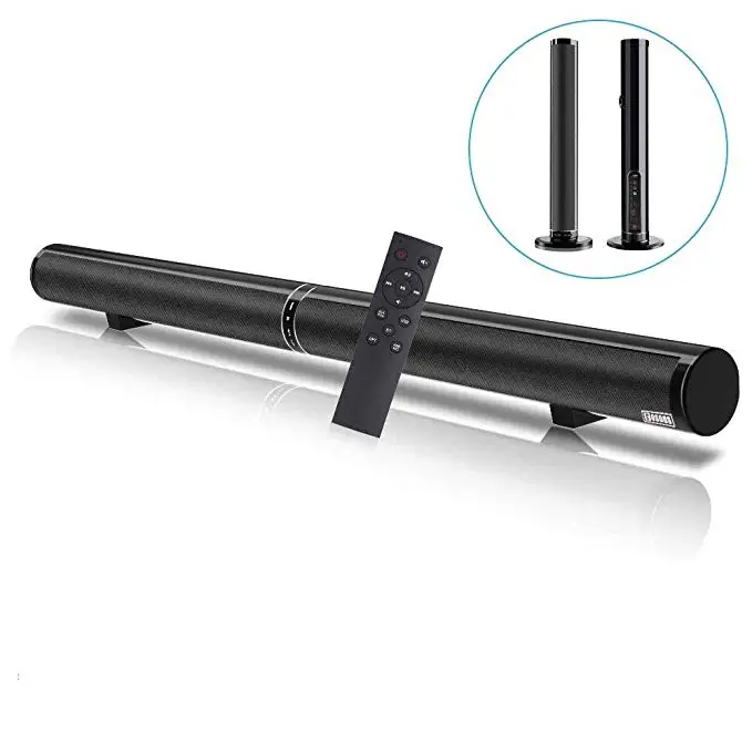 Звуковая панель для ТВ 50 Вт 39 4 дюймов Саундбар с Bluetooth 2 пульт дистанционного