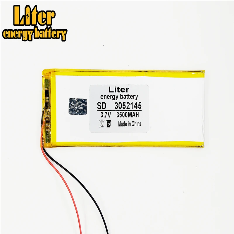 Планшет полимерный аккумулятор 3500mah 3 7 V 3052145 умный дом MP3 колонки литий ионный для