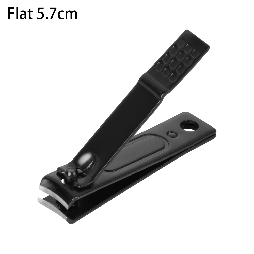 Flat 5.7cm 1 шт. машинка для стрижки ногтей из нержавеющей стали триммер для ногтей наклон и плоская форма Маникюр Педикюр Уход за ногтями Инструмент для пальцы рук и ног - Цвет: Flat 5.7cm