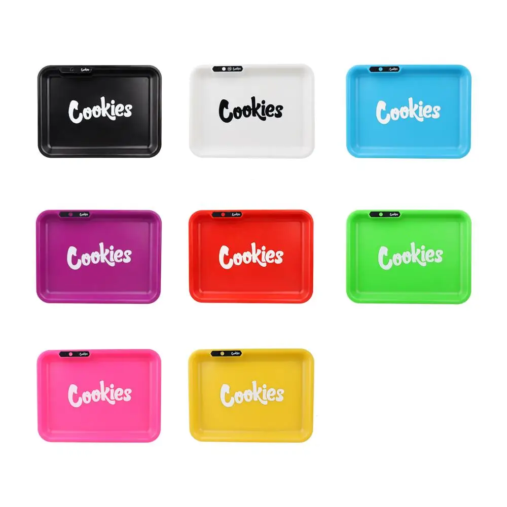 Светящийся поднос для курительных аксессуаров Квадратный светодиодный табачных