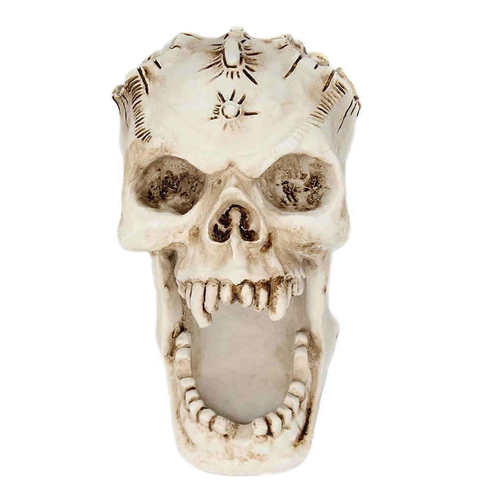 

Skull Jewelry Storage Box Craft Organizer Brush Pot Stationery Desktop
