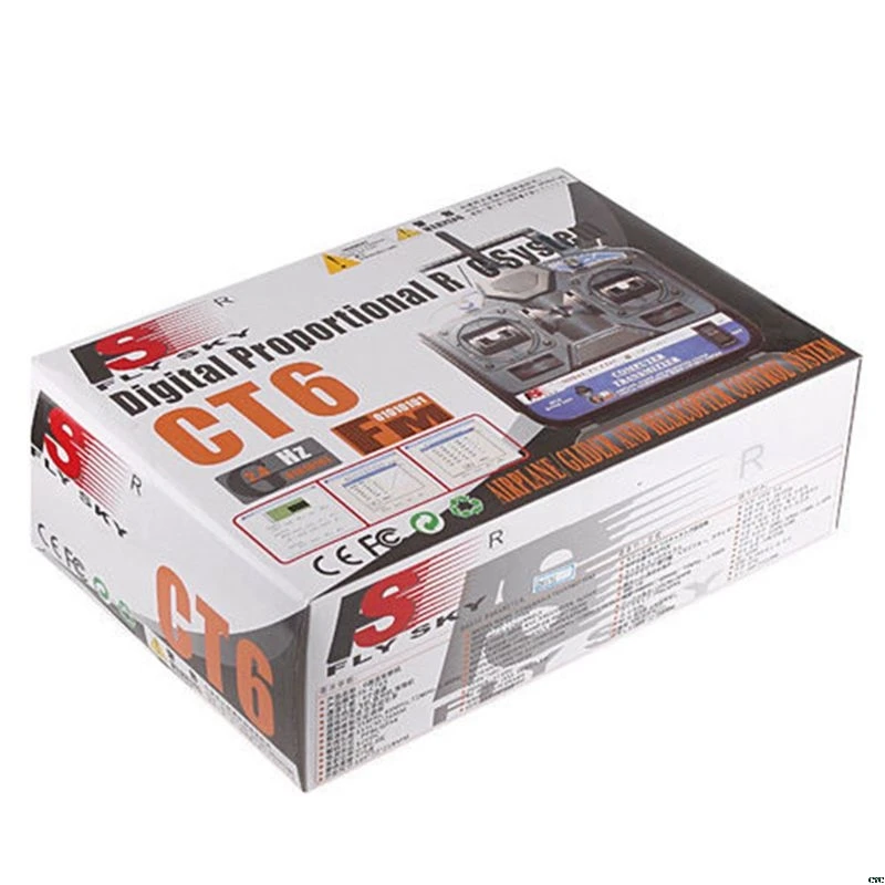 

FlySky FS-CT6B CT6B 2.4G 6CH Radio Transmitter+FS-R6B 6CH Receiver