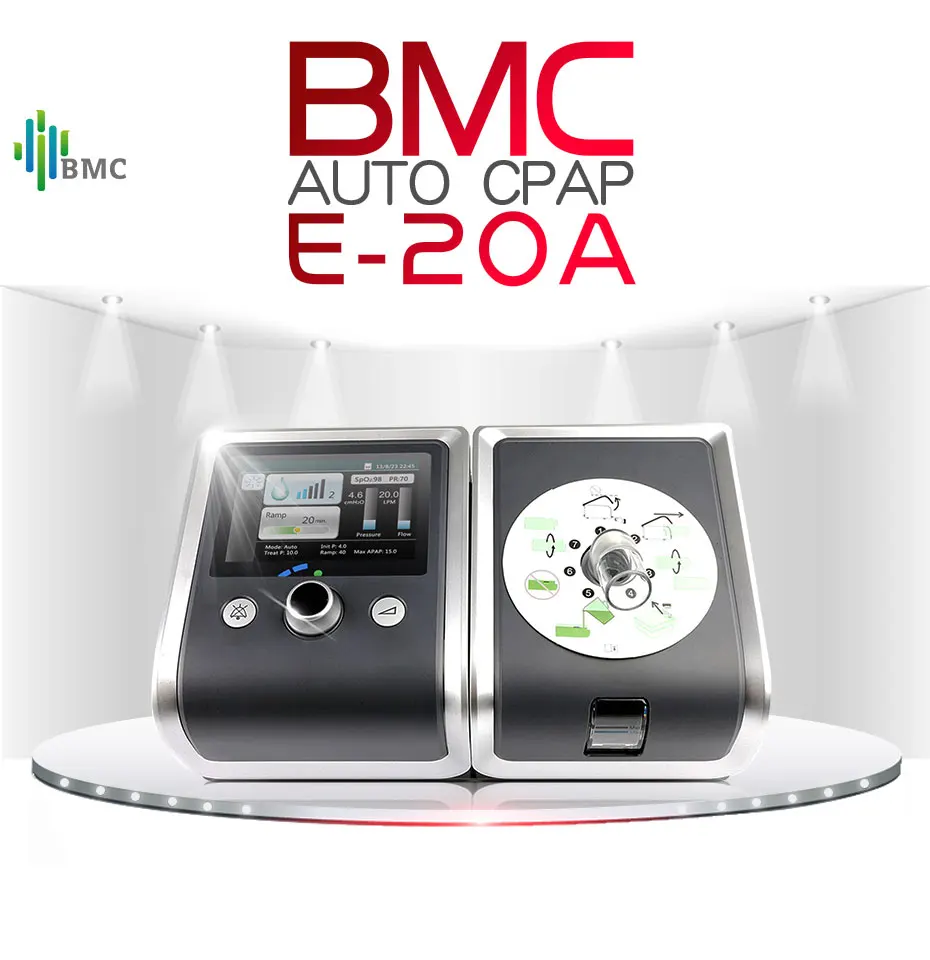 BMC GII Авто CPAP Машина E-20A/AJ медицинское оборудование с апноэ сна фитнес оборудование анти храп вентилятор увлажнитель CPAP маска