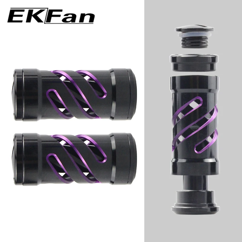EKFan 2 Stück/Set Angelrollen-Griffknopf aus Aluminiumlegierung für DAI&SHI Baitcasting-Rollen, modifizierte Teile ohne Lager – Detail 4