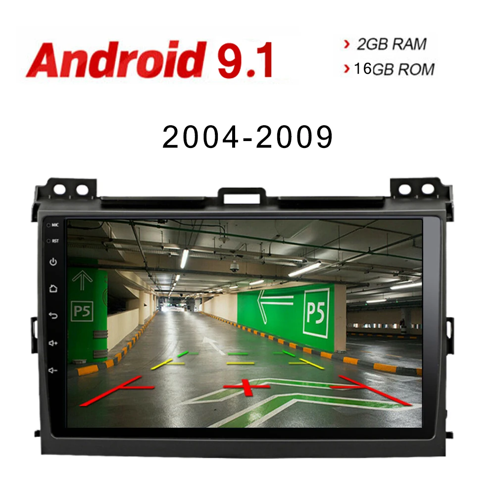 2 ГБ + 32 Android 9 0 телефон мультимедийная система для Toyota Land Cruiser Prado 120 2004-2009 BT без dvd |