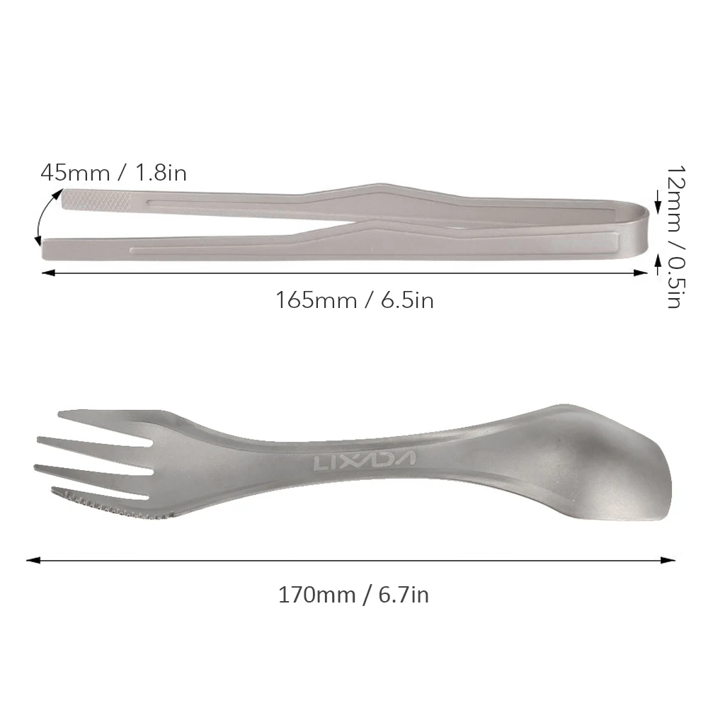 Lixada титановые щипцы зажим инструмент для барбекю гриля легкий открытый кемпинг