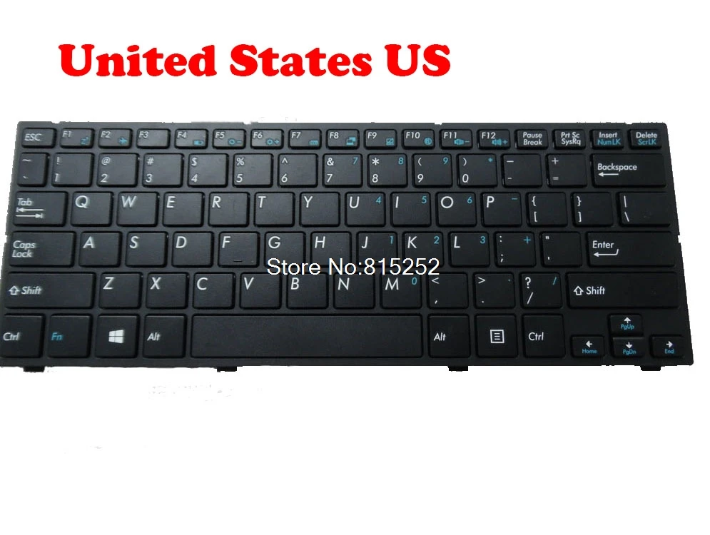 Клавиатура US для ноутбука Medion Akoya P2214T MD99430 MD99480 30018112 P2213T MD98924 MD98925 MD98927 MD99077
