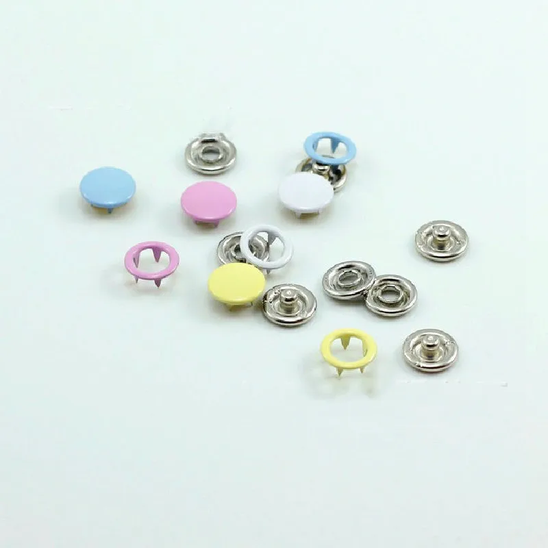 Разноцветные однотонные полые пуговицы 4 цвета 100 комплектов 1 см сделай сам