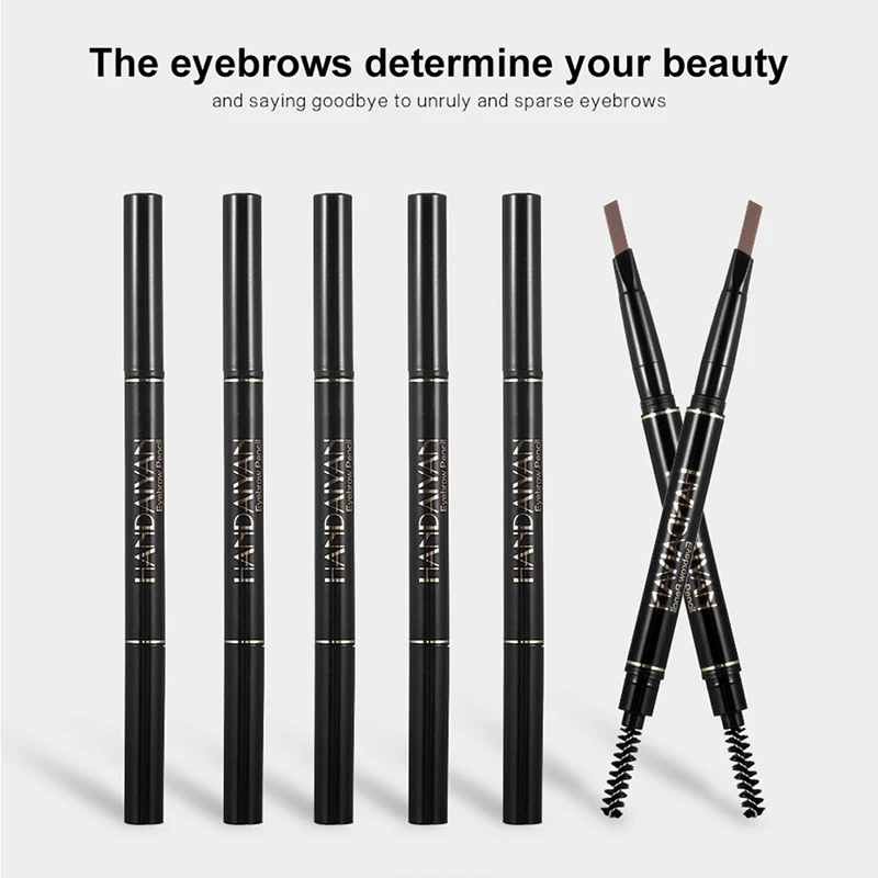 

5 Colors Waterproof Double-ended Eyebrow Pencil Eye Brow Enhancer Makeup Eyeliner Pen Makeup Eyebrow Pen Cosmetics Maquiagem
