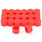 Комплект из 20 защитных болтов для автомобильных колес, 19 мм, 3 цвета