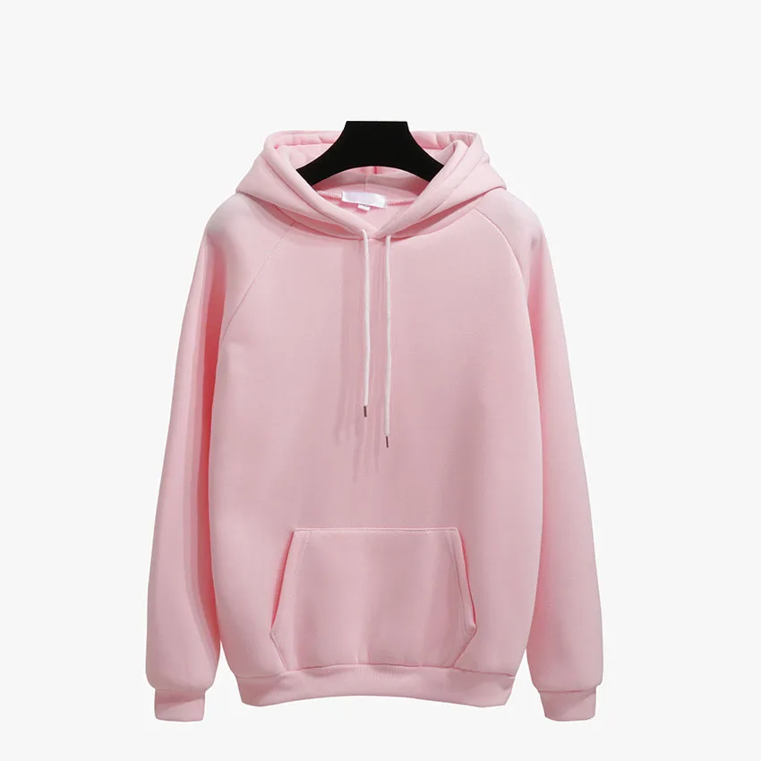 light pink Горячая весна осень модные брендовые мужские толстовки мужские повседневные толстовки мужские однотонные толстовки с капюшоном топы - Цвет: light pink