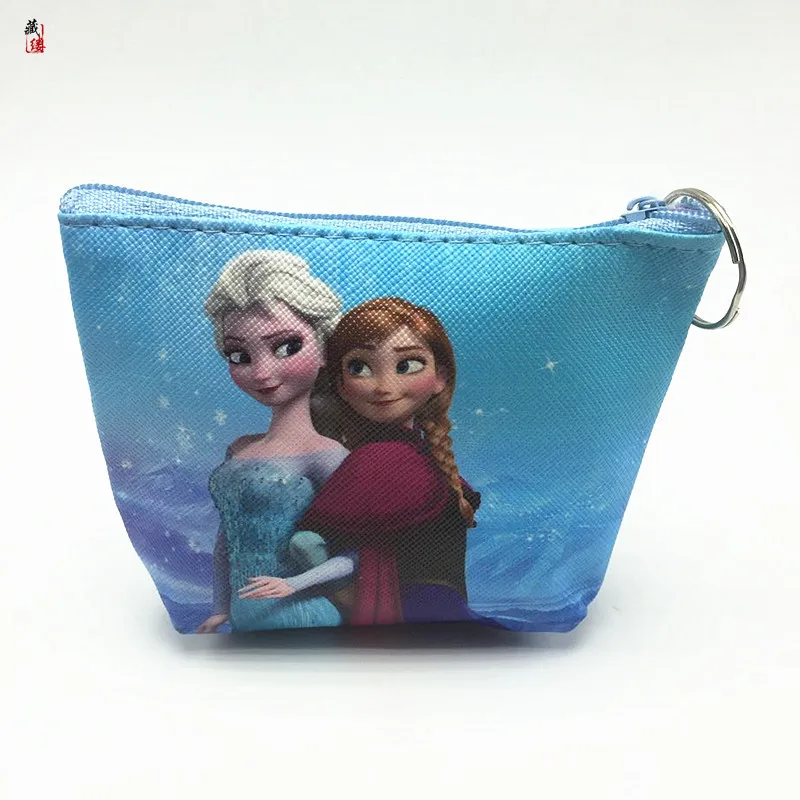 Disney Принцесса Дети Эльза мультфильм макияж сумка пакет хранения монет кошелек ребенок кошелек с подвеской Замороженные карты мешок подарок для девочки