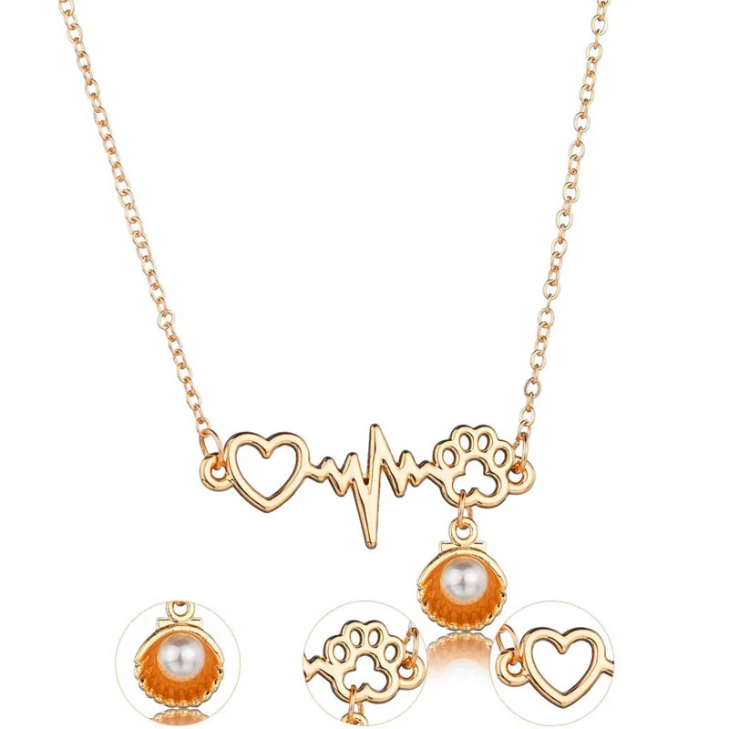 Женский чокер в богемном стиле ожерелье с кулоном виде ракушки натуральное