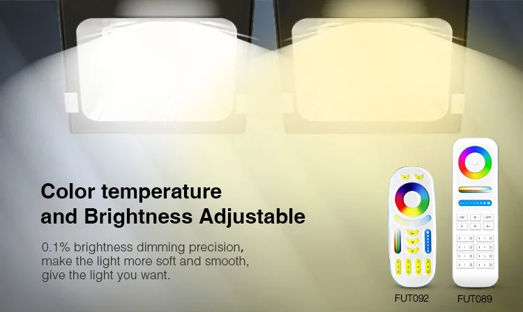 10 Вт RGB + CCT Светодиодный прожектор цветовая температура регулировка яркости 2 4G