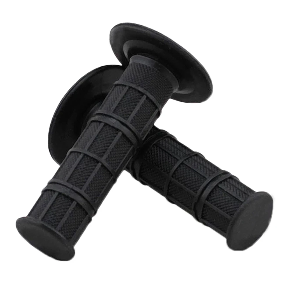 

Motor Bike Handlebar Gel Checkered Motorcycle Universal Black 22mm 7/8" Grips Multicolor TPR Soft Silicone