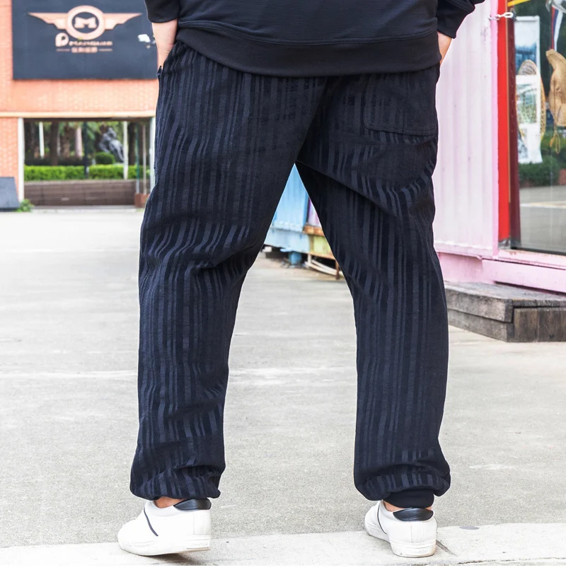 Мужские уличные длинные брюки больших размеров мужские повседневные мешковатые