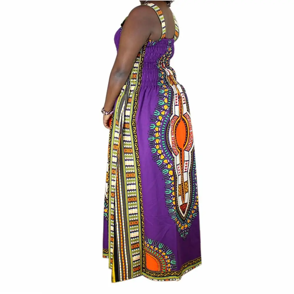 Африканская традиционная одежда Дашики с принтом на бретельках летние богемные